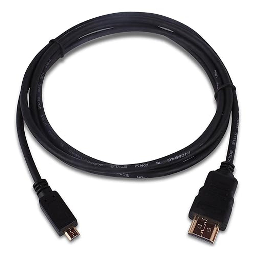 LQD HDMI (Type A) to HDMI Micro (Type D) Ethernet Network Cable 6 Feet HDMI/Micro M/M HDMI-900-0