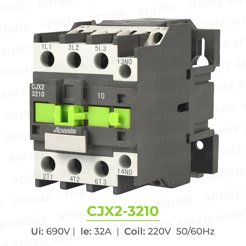 9A to 32A AC Magnetic Contactor CJX2 Contactors 0910 1210 1810 2510 3210 220V Aoasis Best Quality