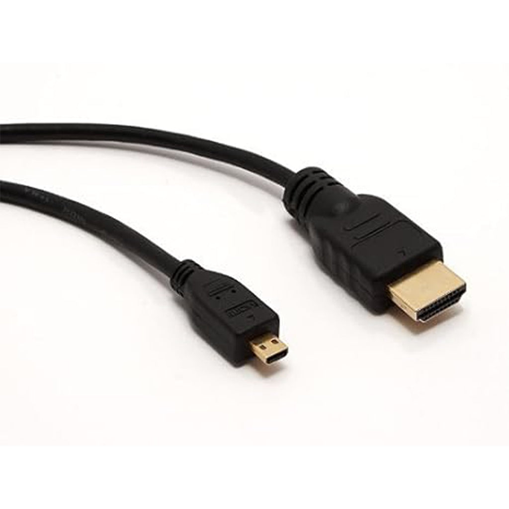 LQD HDMI (Type A) to HDMI Micro (Type D) Ethernet Network Cable 6 Feet HDMI/Micro M/M HDMI-900-0