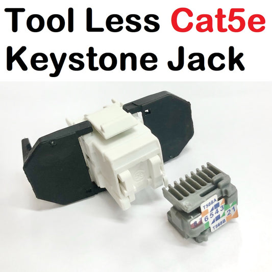 CAT5e RJ45 Keystone Jack UTP Key stone M-45-5 Shuttered Cat 5e UTP Tool less RJ45 3M Volition Style