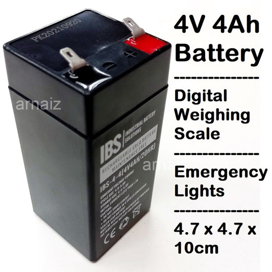 Rechargeable Lead Acid Battery 4V4Ah 4 Volts Battery 2FM4 Batteries 4V 4.5Ah 4V4.0Ah 4V 4Ah