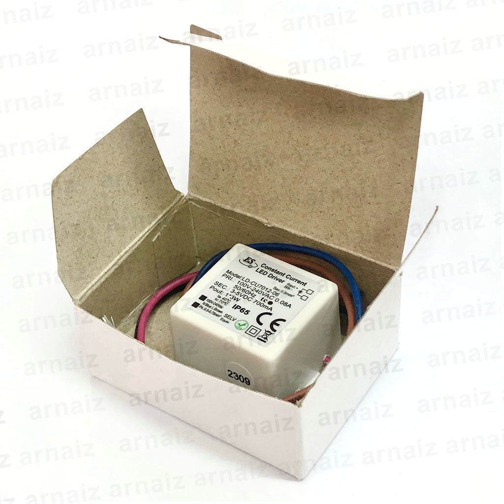 LD-CU7012-06 Constant Current LED Driver IN:100-240VAC OUT:3-5VDC, 700MA 3W LDCU701206 3 Watts
