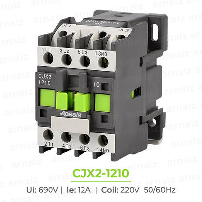 9A to 32A AC Magnetic Contactor CJX2 Contactors 0910 1210 1810 2510 3210 220V Aoasis Best Quality