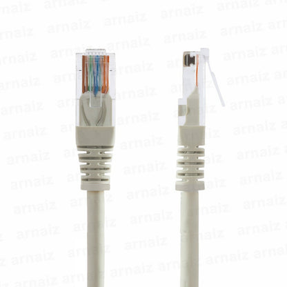 LQD Patch Cable Molded Cat5E 1 meter RJ45 UTP Network Gray CT101I-010X-20 1M