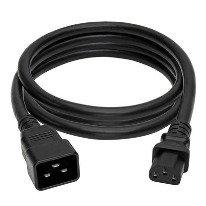 LQD C20 to C13 Power Cord 1.5M 13A M/F Connector for Computer Monitor HDTV Server UPS PDU 1.5 meters