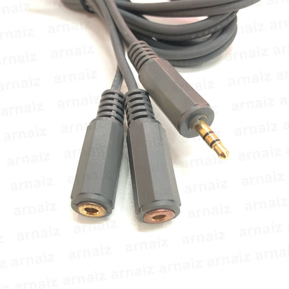 LQD XLA-382DJ Dual 3.5mm Baby Stereo Jack to 3.5mm Baby St. Plug 1.5M Digital Audio Cable CD MP3