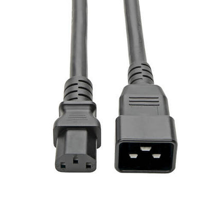 LQD C20 to C13 Power Cord 1.5M 13A M/F Connector for Computer Monitor HDTV Server UPS PDU 1.5 meters