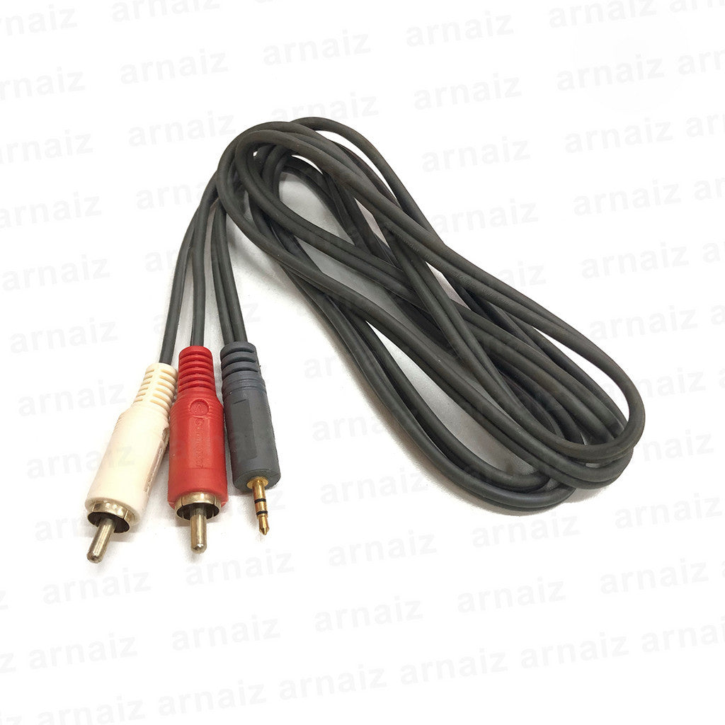 LQD XLA-228ST 2 RCA Plugs to 2.5mm Baby Stereo Plug Digital Audio Cable 1.5 meters CD MP3 Power Amp