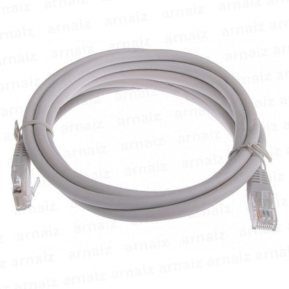 LQD Patch Cable Molded Cat6 5 meters RJ45 UTP Network Gray CT101I-05X-30 5M