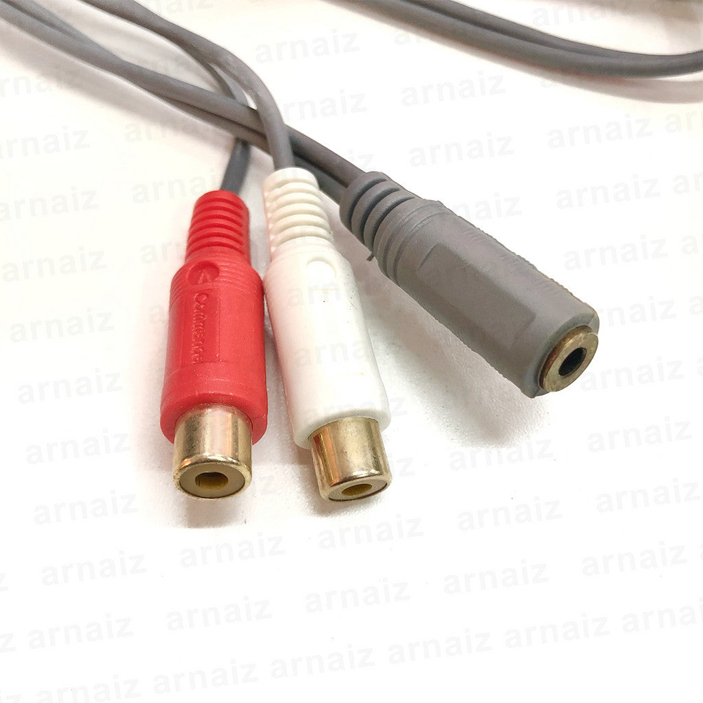 LQD XLA-288DJ Dual RCA Jack to 3.5mm Baby Stereo Jack 1.5 meters Digital Audio Cable CD/DVD Computer