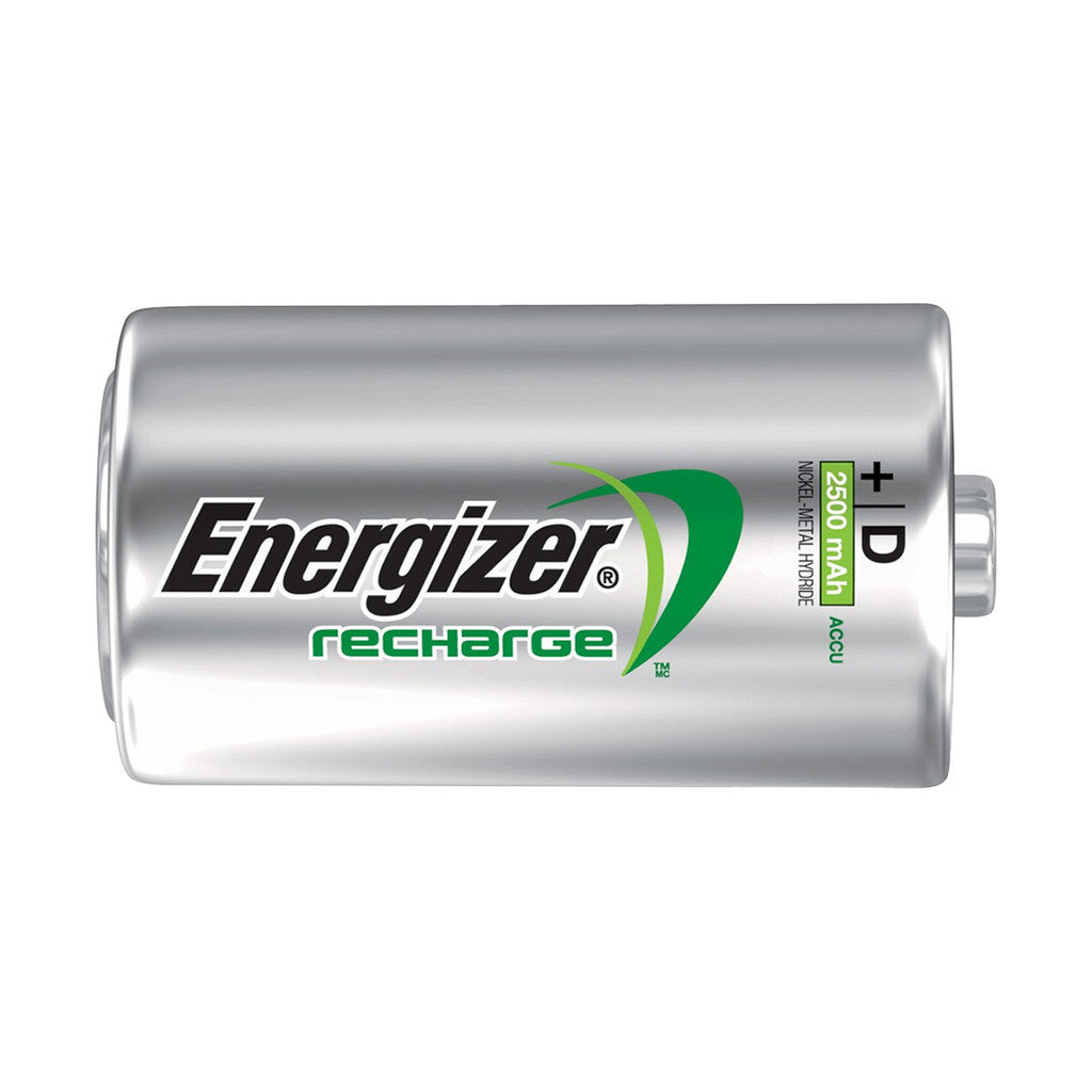 LQD Energizer SIZE D Rechargeable (2pcs) Battery HR20 NiMH 1.2V 2500mAh Old Packaging