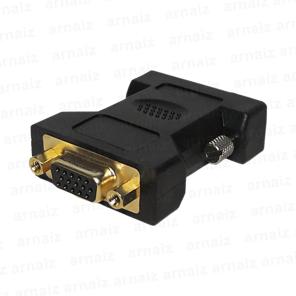 LQD DVI 12P+4+KEY Male to VGA 15 Female Adaptor Gold Plated Analog MGDVI 1183 SVGA Adapter Video