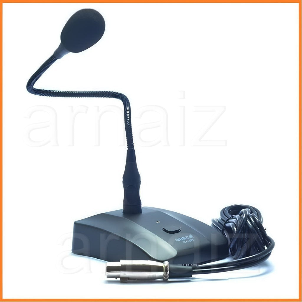 Gooseneck Microphone Professional Desk Condenser Microphone Bosca BS-389 Long Neck Desktop Mic