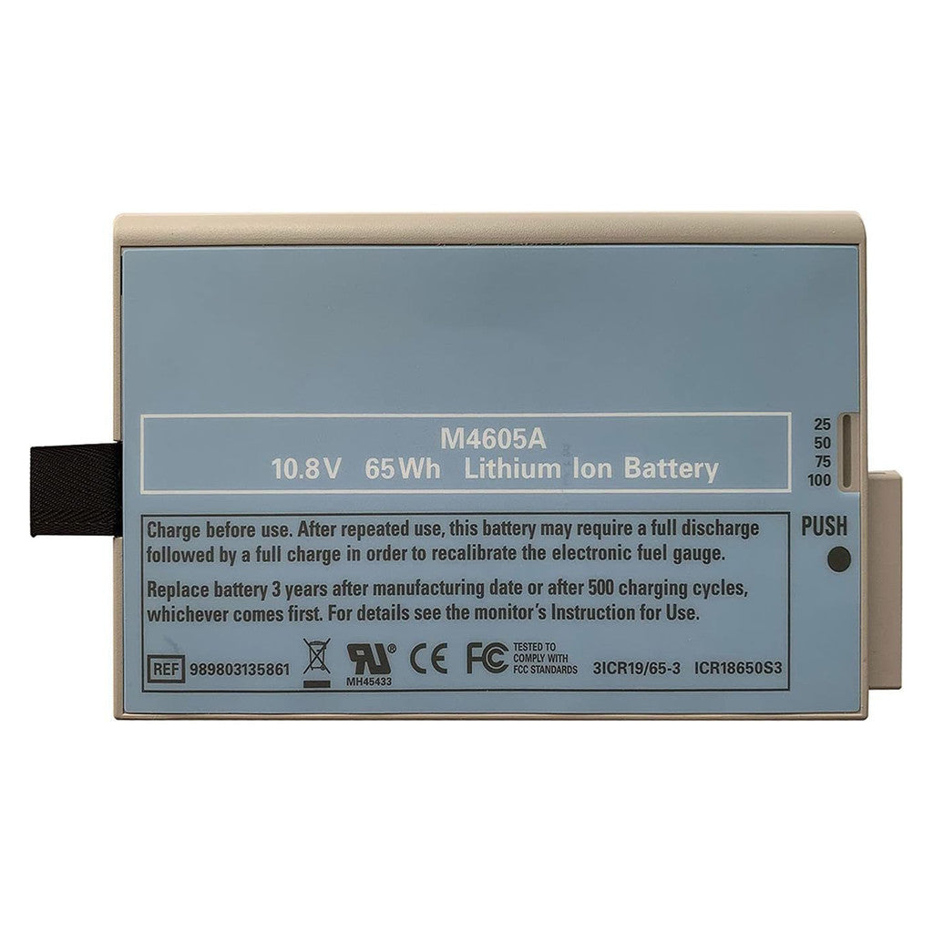 LQD M4605A Li-Ion Battery Replacement for Philips Intellivue MP MX Series Patient Monitor Lithium