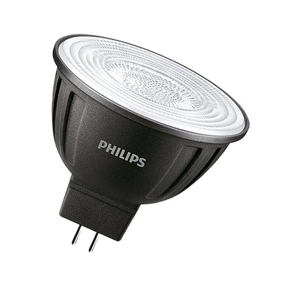 LQD Philips Master LED MR16 7W 12V 2700K Warm White 24D Dimmable GU5.3 830mA 500lm 2500cd CR190