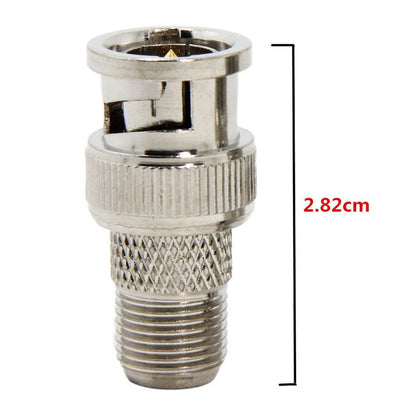 LQD BNC 415 Male Plug to Female Jack Straight Adapter Coax Connector for Camera Scanner Audio Video