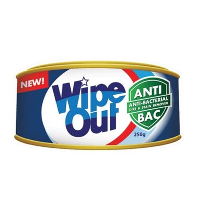 Wipe Out with Antibac Dirt and Stain Remover 145g 250g 145 Gram 250 Grams WipeOut Anti-Bacterial